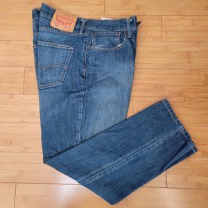 LEVI'S 511 Straight Leg Denim Blue Jeans W36 X L30